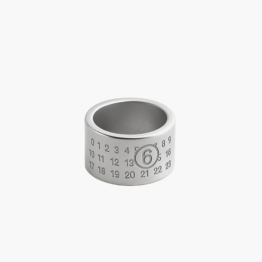 Maison Margiela Numeric Minimal Signature Ring Palladio Burattato size 3